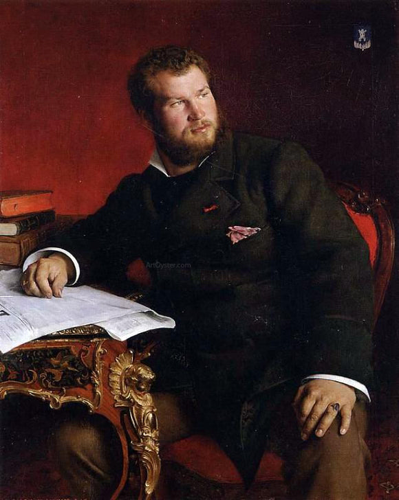  Pascal Adolphe Jean Dagnan-Bouveret Portrait of Jean Dagnan-Bouveret - Canvas Art Print