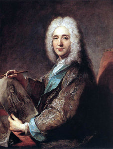  Francois De Troy Portrait of Jean de Jullienne - Canvas Art Print