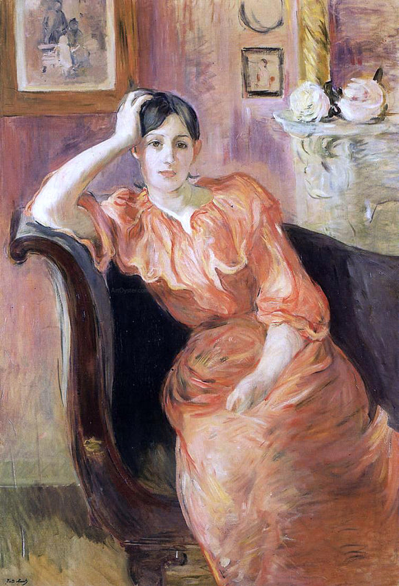  Berthe Morisot Portrait of Jeanne Pontillon - Canvas Art Print