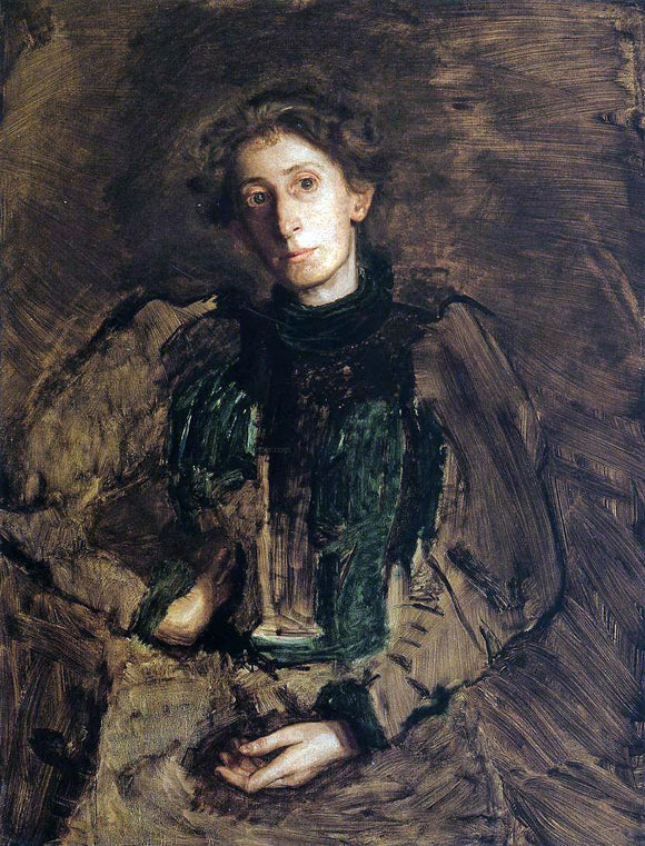  Thomas Eakins Portrait of Jennie Dean Kershaw - Canvas Art Print