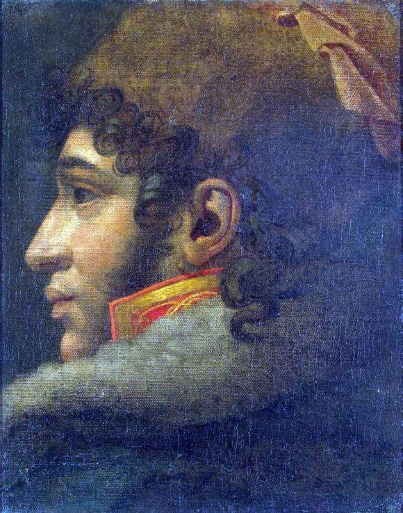 Anne-Louis Girodet De Roucy-Triosson Portrait of Joachim Murat - Canvas Art Print