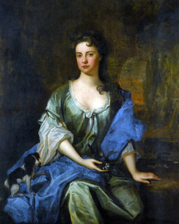  Sir Godfrey Kneller Portrait of Joane, Wife of Arthur Ayshford - Canvas Art Print
