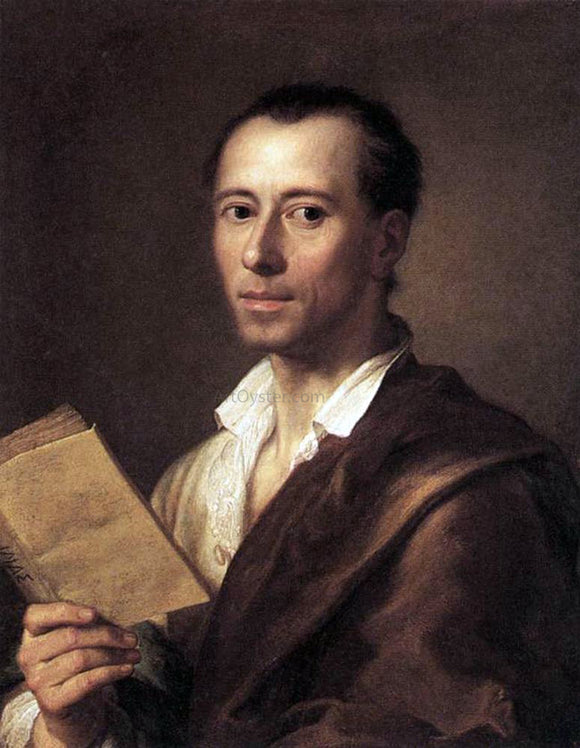  Anton Raphael Mengs Portrait of Johann Joachim Winckelman - Canvas Art Print
