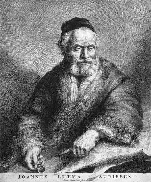  The Younger Johannes Lutma Portrait of Johannes Lutma the Elder - Canvas Art Print
