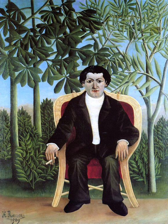  Henri Rousseau Portrait of Joseph Brummer - Canvas Art Print