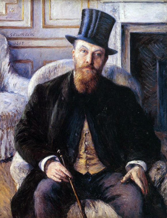  Gustave Caillebotte Portrait of Jules Dubois - Canvas Art Print