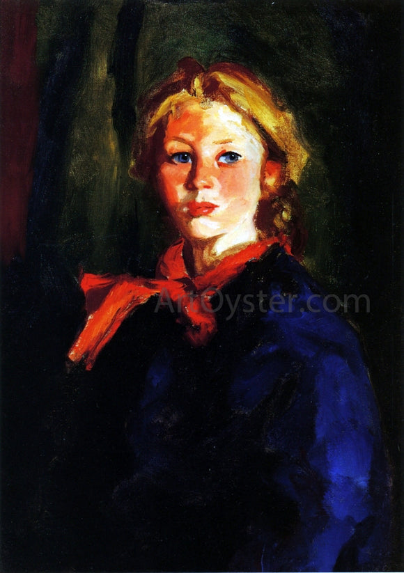  Robert Henri Portrait of Katie McNamara - Canvas Art Print