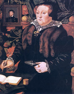  Hans Eworth Portrait of Lady Dacre - Canvas Art Print
