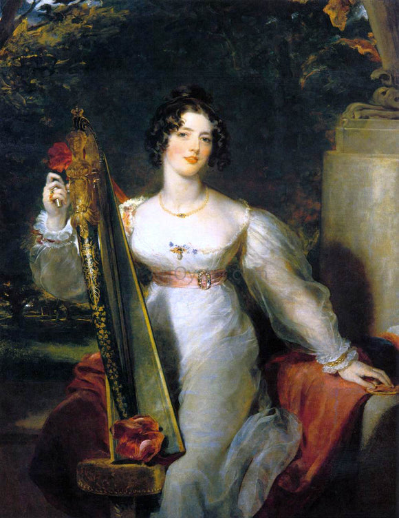  Sir Thomas Lawrence Portrait of Lady Elizabeth Conyngham - Canvas Art Print