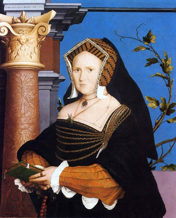  The Younger Hans Holbein Portrait of Lady Guildford - Canvas Art Print
