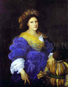  Titian Portrait of Laura de Dianti - Canvas Art Print