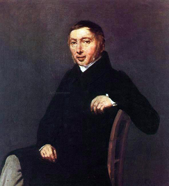  Jean-Baptiste-Camille Corot Portrait of Laurent-Denis Sennegon - Canvas Art Print