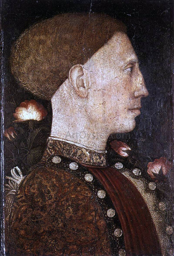 Antonio Pisanello Portrait of Leonello d'Este - Canvas Art Print