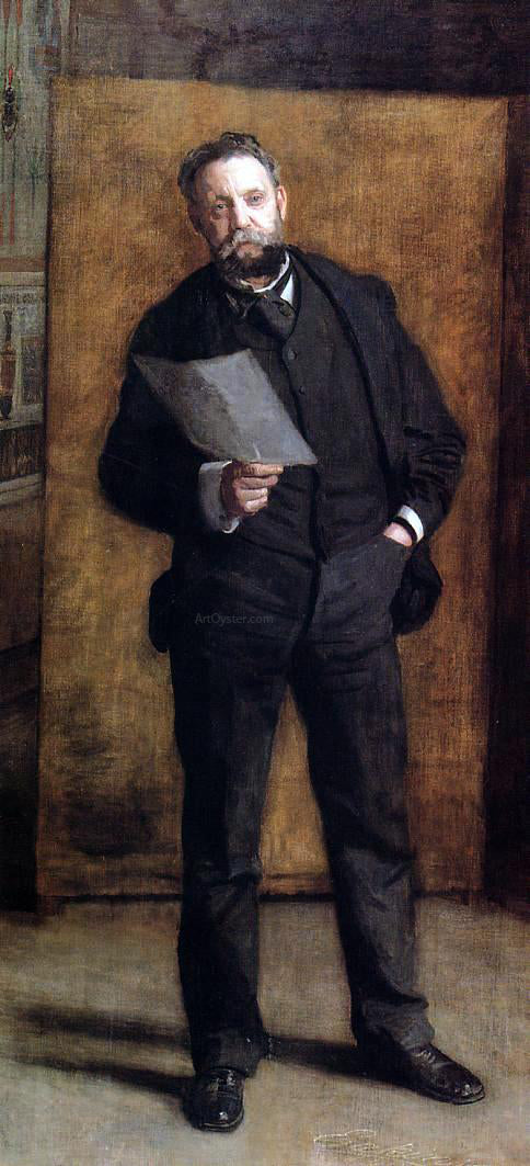  Thomas Eakins Portrait of Leslie W. Miller - Canvas Art Print
