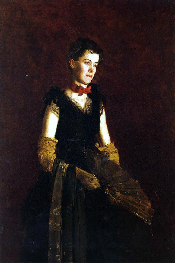  Thomas Eakins Portrait of Letitia Wilson Jordan - Canvas Art Print