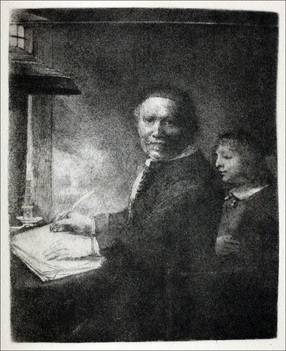  Rembrandt Van Rijn Portrait of Lieven Willemsz van Coppenol - Canvas Art Print