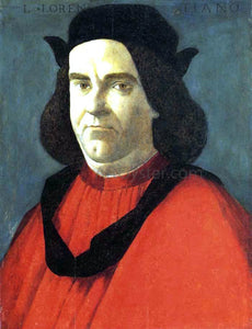  Sandro Botticelli Portrait of Lorenzo di Ser Piero Lorenzi - Canvas Art Print