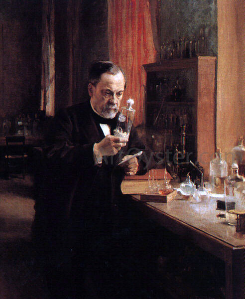  Albert Edelfelt Portrait of Louis Pasteur - Canvas Art Print