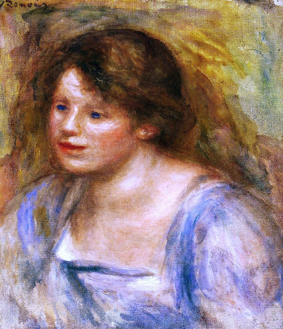  Pierre Auguste Renoir Portrait of Lucienne - Canvas Art Print