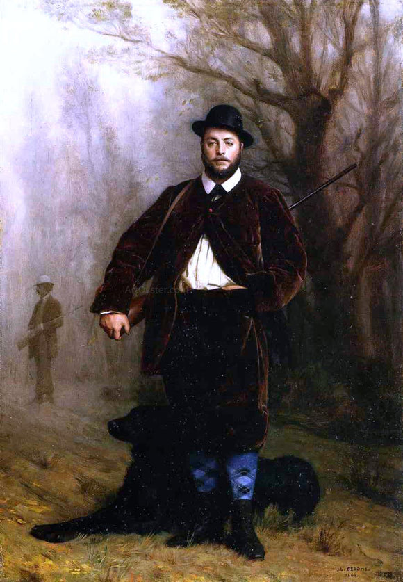  Jean-Leon Gerome Portrait of M. Edouard Delessert - Canvas Art Print