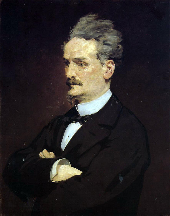  Edouard Manet Portrait of M. Henri Rochefort - Canvas Art Print