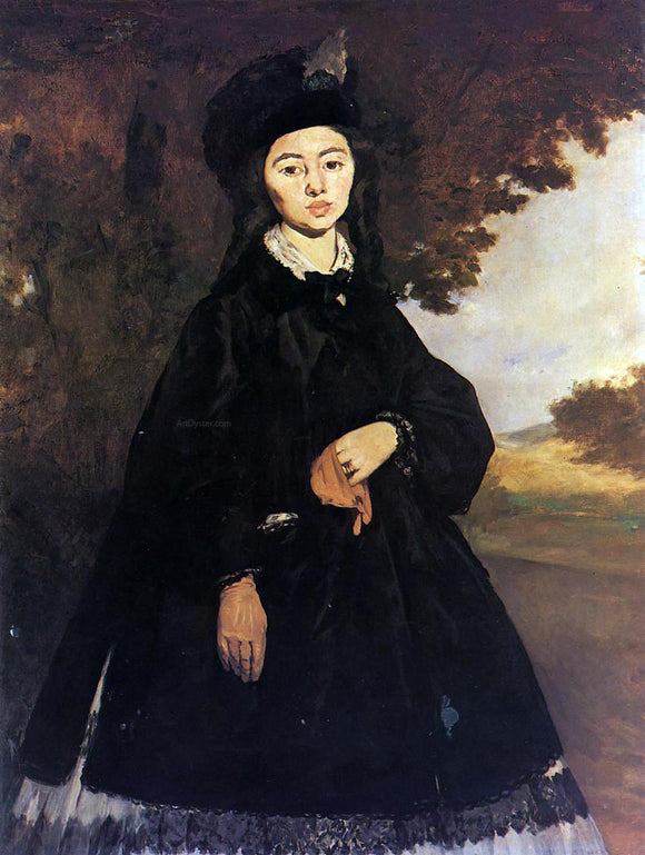 Edouard Manet Portrait of Madame Brunet - Canvas Art Print