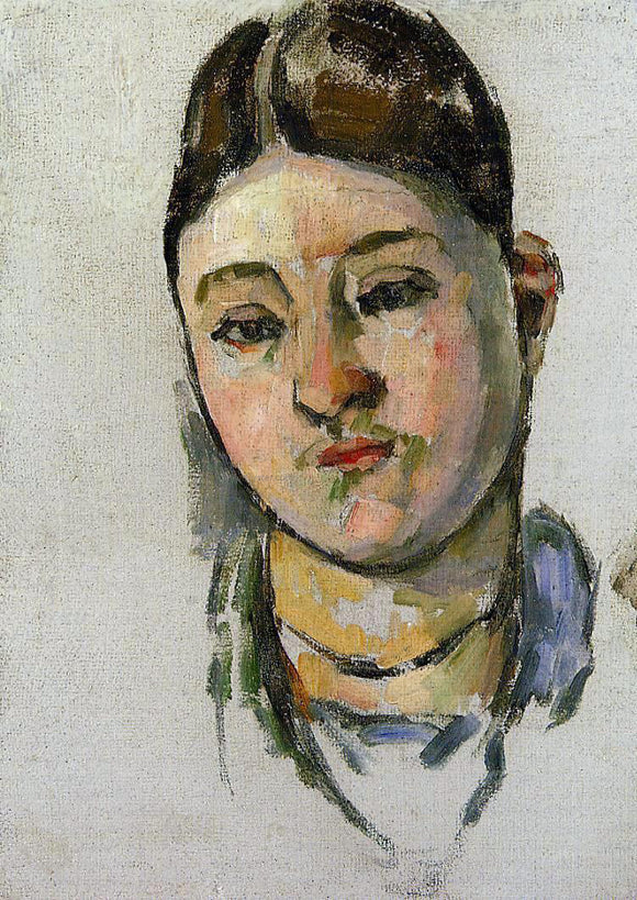  Paul Cezanne Portrait of Madame Cezanne - Canvas Art Print