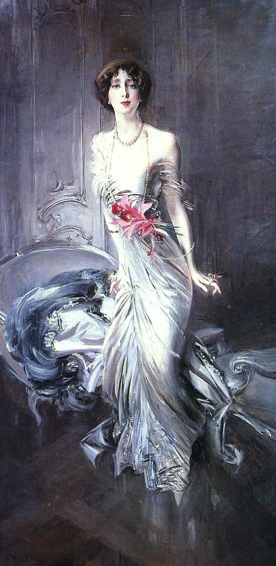  Giovanni Boldini Portrait of Madame E. L. Doyen - Canvas Art Print
