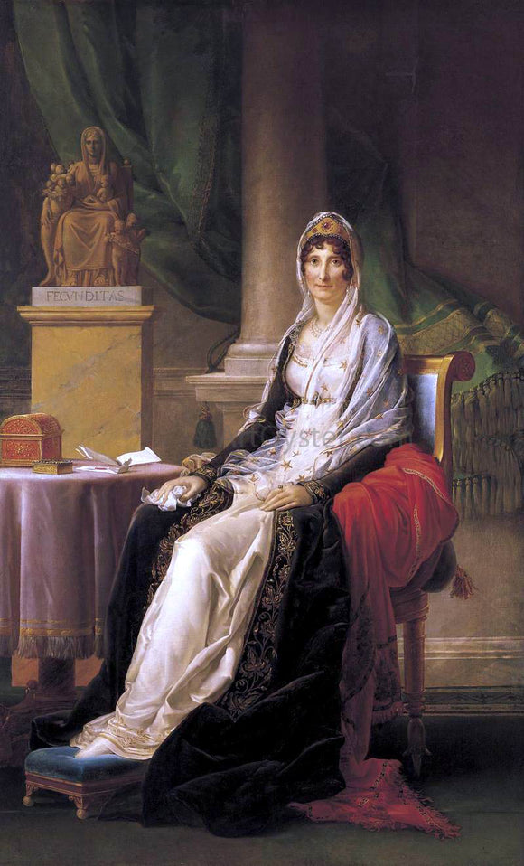  Baron Francois Gerard Portrait of Madame Mere - Canvas Art Print