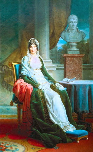  Baron Francois Gerard Portrait of Madame Mere - Canvas Art Print