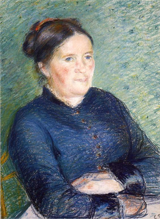  Camille Pissarro Portrait of Madame Pissarro - Canvas Art Print