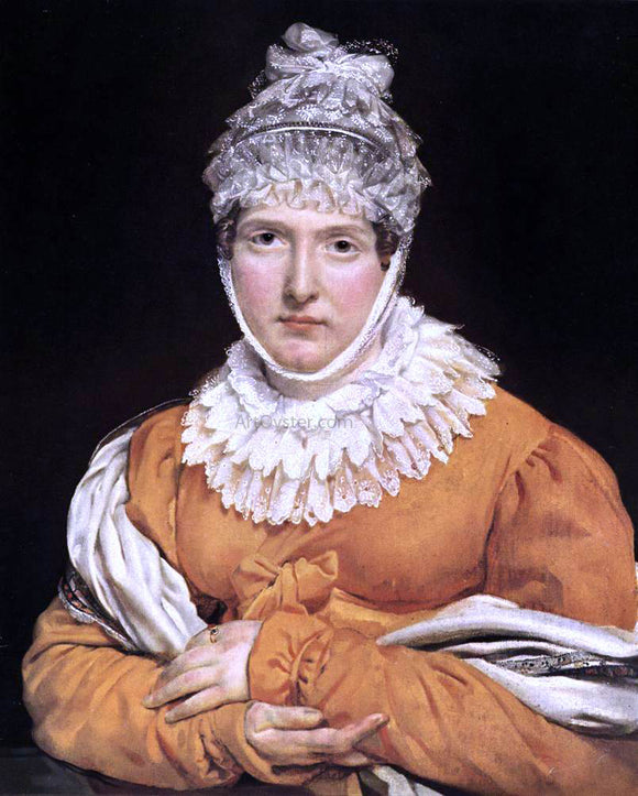  Antoine-Jean Gros Portrait of Madame Recamier - Canvas Art Print