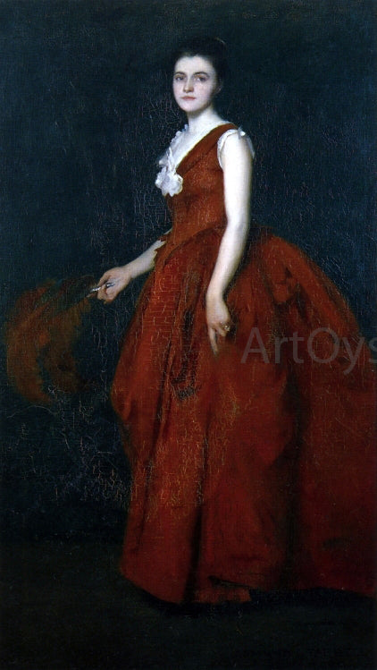  Edmund Tarbell Portrait of Madame Tarbell - Canvas Art Print