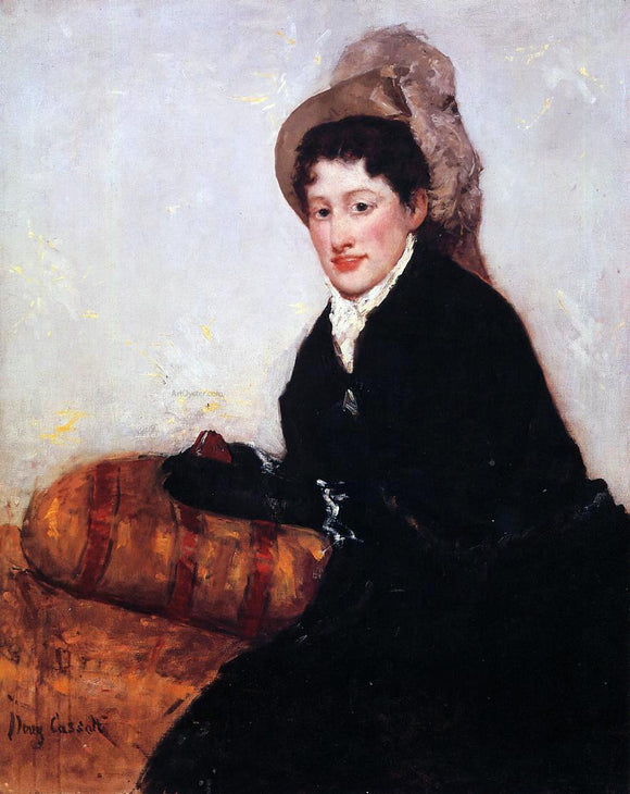  Mary Cassatt Portrait of Madame X Dressed for the Matinee - Canvas Art Print