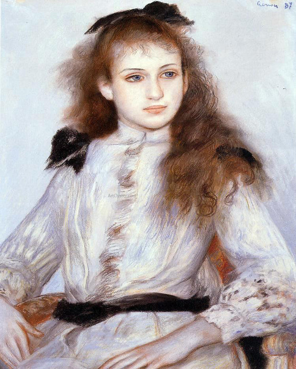 Pierre Auguste Renoir Portrait of Madeleine Adam - Canvas Art Print