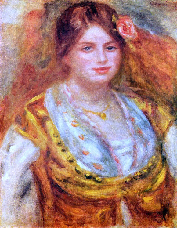  Pierre Auguste Renoir Portrait of Mademoiselle Francois - Canvas Art Print