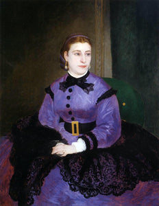  Pierre Auguste Renoir Portrait of Mademoiselle Sicotg - Canvas Art Print