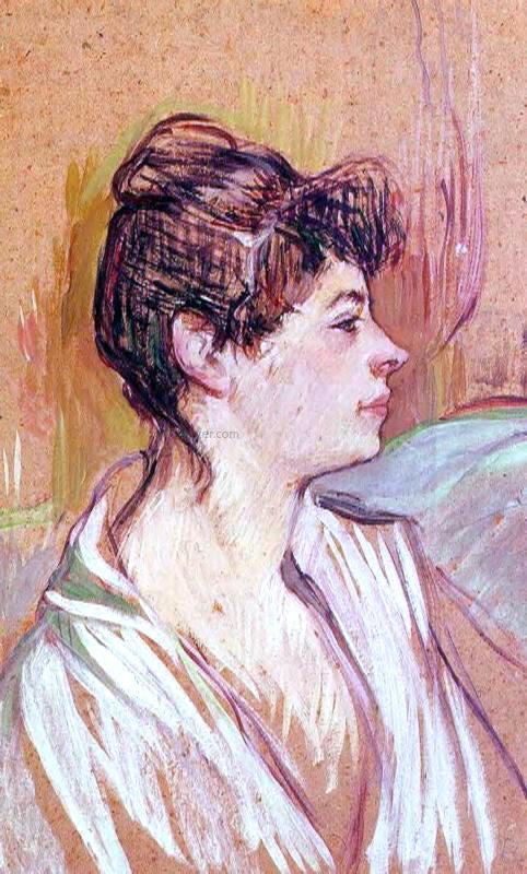  Henri De Toulouse-Lautrec Portrait of Marcelle - Canvas Art Print