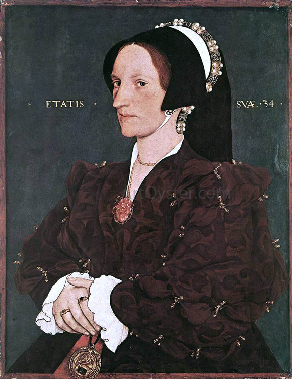 The Younger Hans Holbein Portrait of Margaret Wyatt, Lady Lee - Canvas Art Print