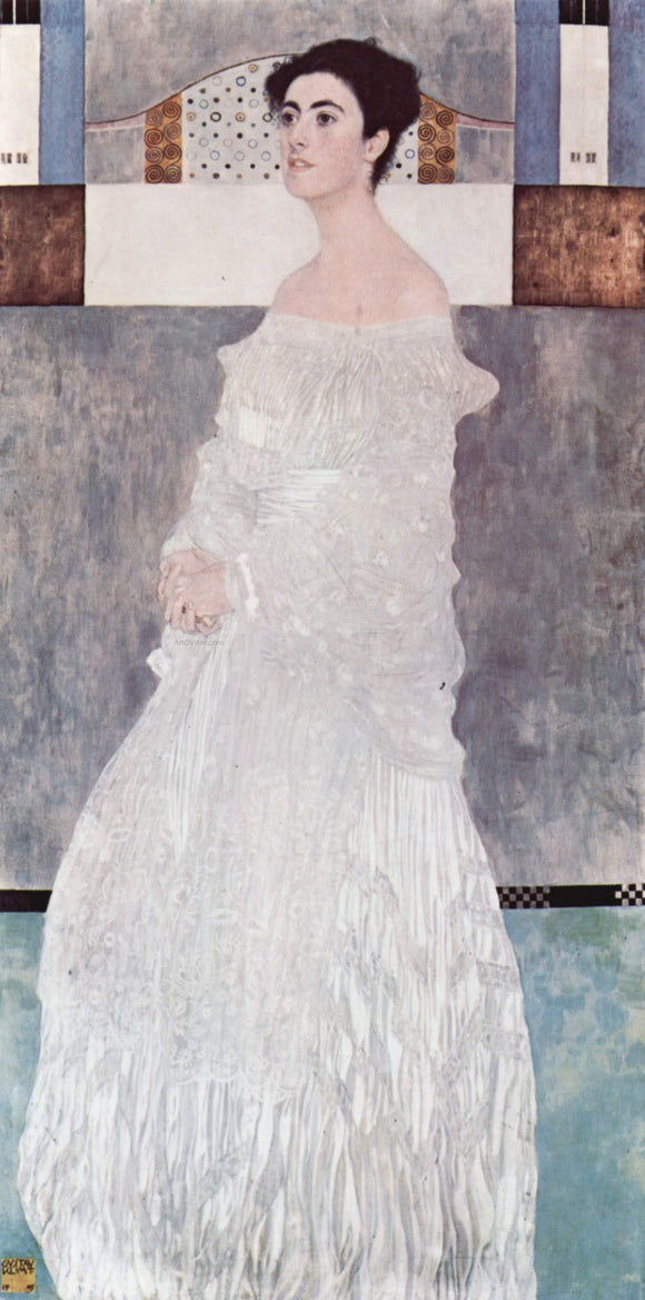  Gustav Klimt Portrait of Margarethe Stonborough-Wittgenstein - Canvas Art Print