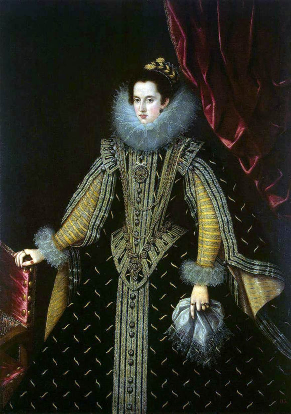 Bartolome Gonzalez Y Serrano Portrait of Margarita Aldobrandini, Duchess of Parma - Canvas Art Print