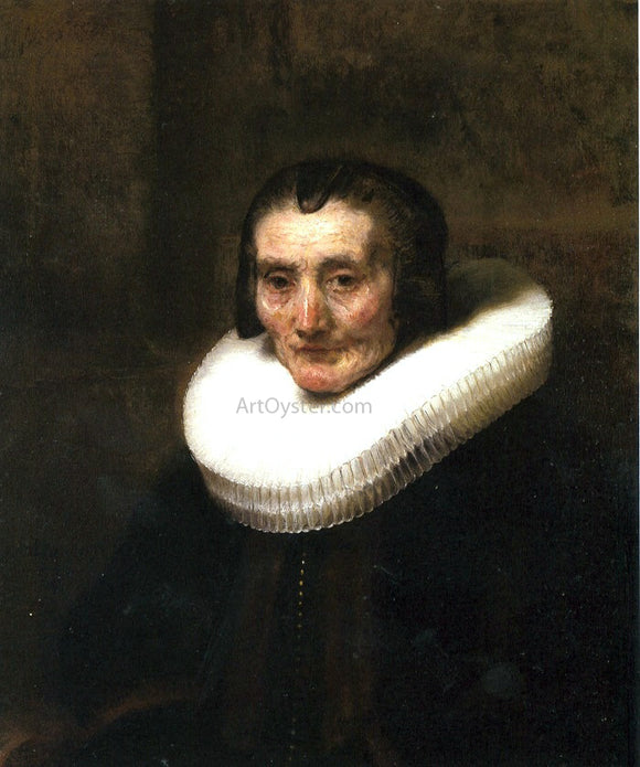  Rembrandt Van Rijn Portrait of Margeretha de Geer - Canvas Art Print