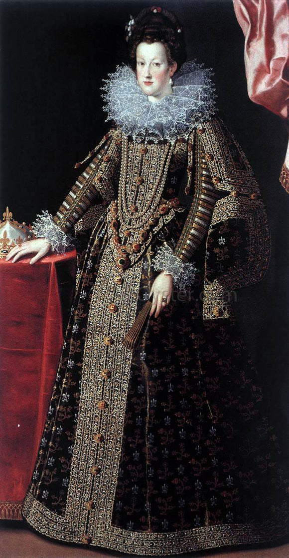  Santi Di Tito Portrait of Maria de' Medici - Canvas Art Print