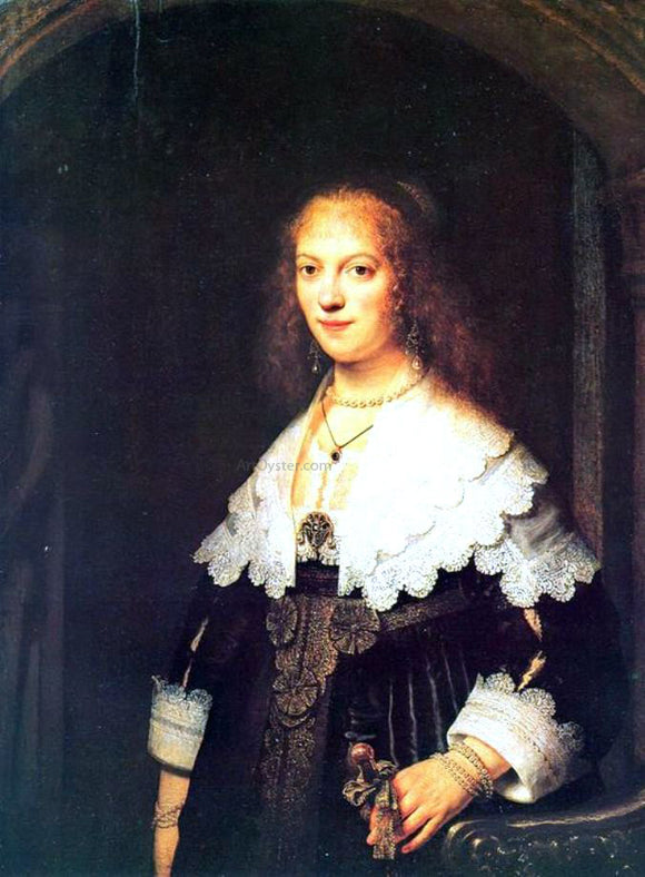  Rembrandt Van Rijn Portrait of Maria Tripp - Canvas Art Print