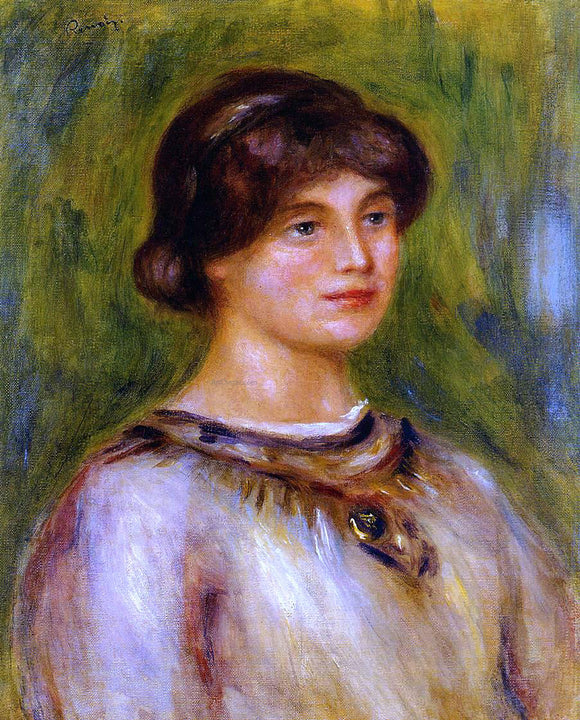  Pierre Auguste Renoir Portrait of Marie Lestringuez - Canvas Art Print