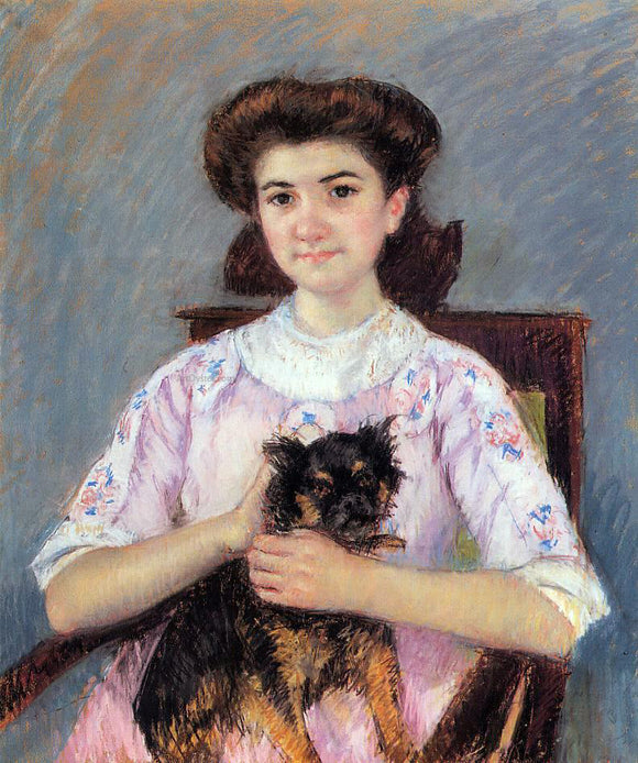  Mary Cassatt Portrait of Marie-Louise Durand-Ruel - Canvas Art Print