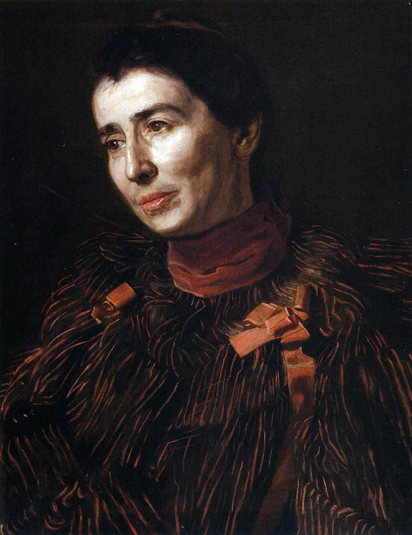 Thomas Eakins Portrait of Mary Adeline Williams - Canvas Art Print