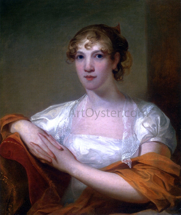  Thomas Sully Portrait of Mary Myers Hale - Canvas Art Print
