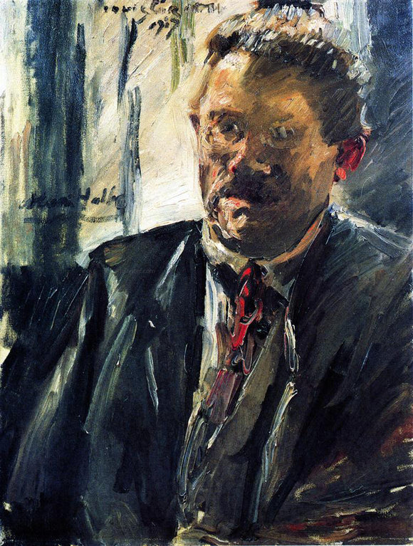  Lovis Corinth Portrait of Max Halbe - Canvas Art Print