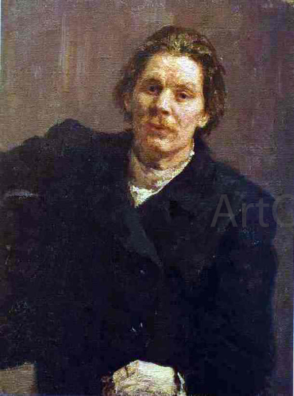  Ilia Efimovich Repin Portrait of Maxim Gorky - Canvas Art Print